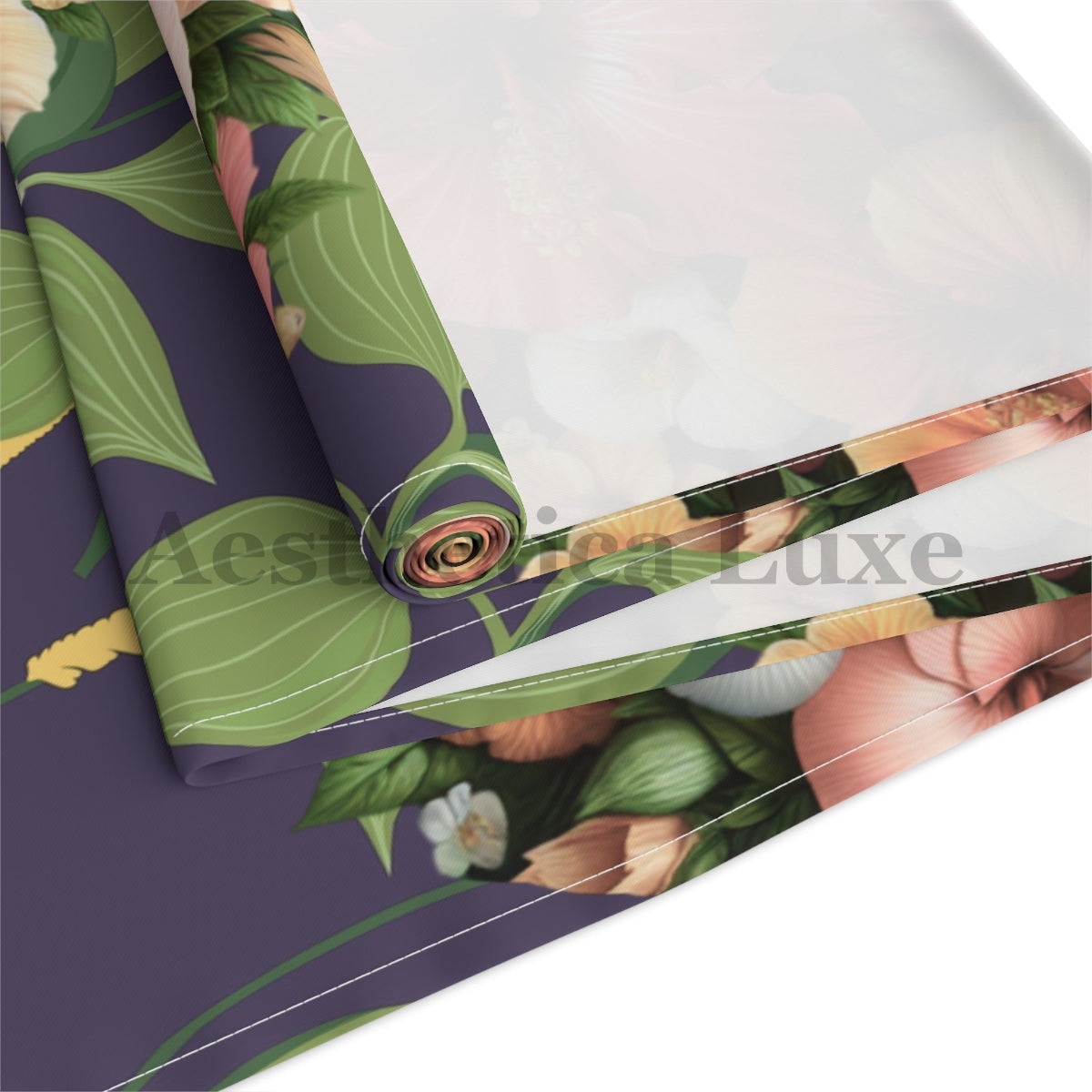 Floral Table Runner - Vibrant Cotton & Poly Home Decor
