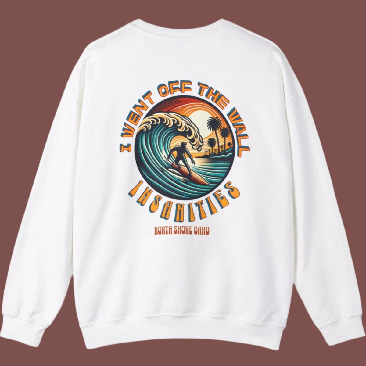 I Went Off the Wall, Insanities Unisex Heavy Blend™ Crewneck Sweatshirt