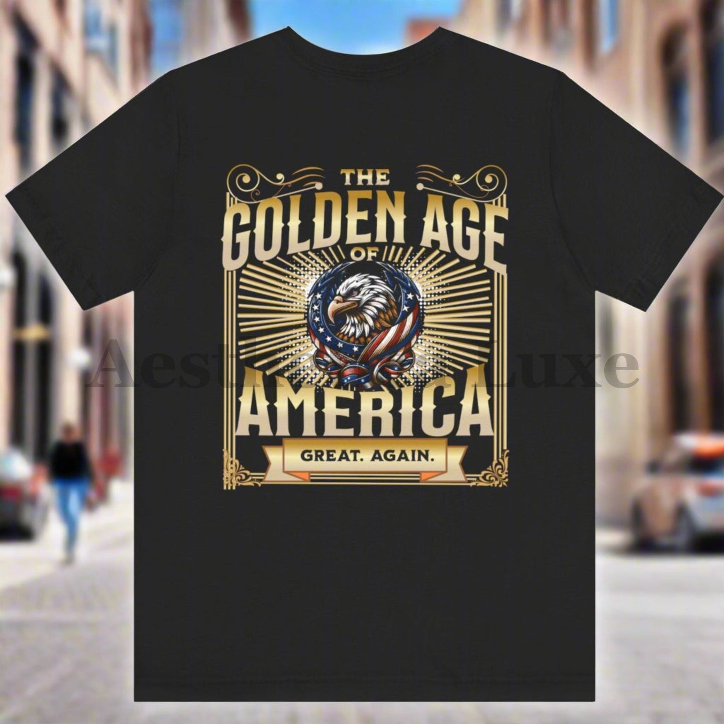 The Golden Age of America, Great Again patriotic Eagle TShirt