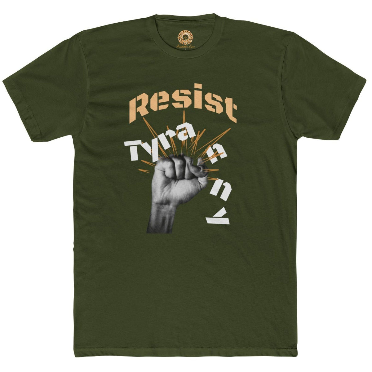 Resist Tyranny Graphic Unisex 100 percent Combed, Ring-spun Cotton Tee