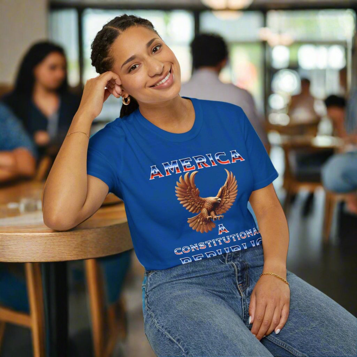 America: A Constitutional Republic Unisex Softstyle T-Shirt