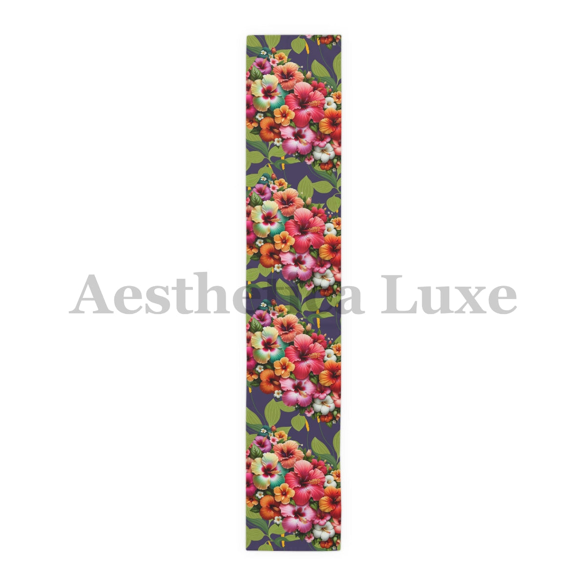Floral Table Runner - Vibrant Cotton & Poly Home Decor