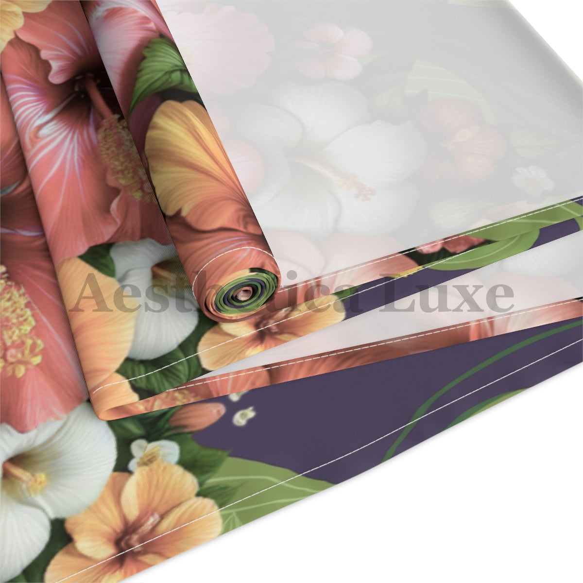 Floral Table Runner - Vibrant Cotton & Poly Home Decor