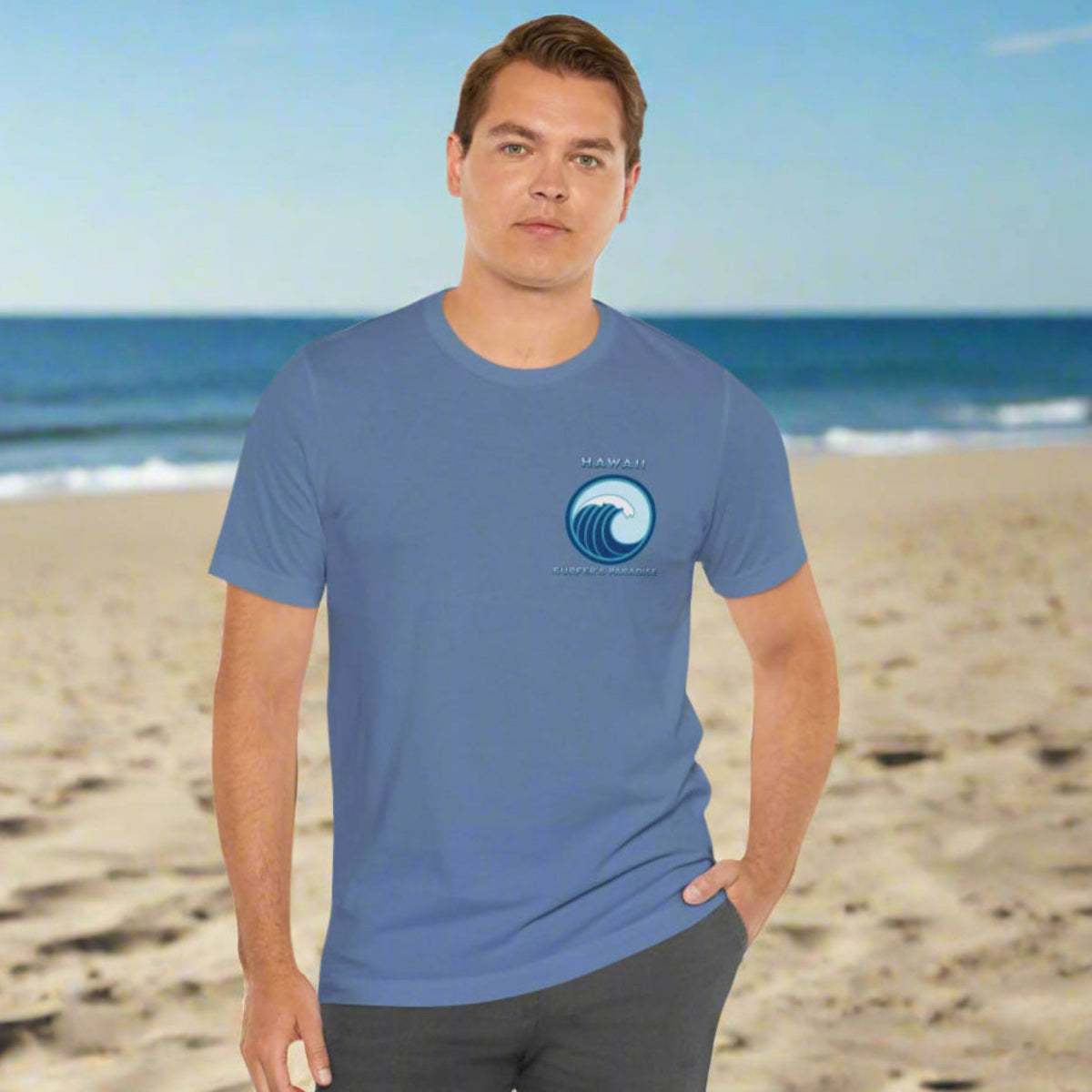 Barrelled the Backdoor at Pipeline Surfer Vibes Unisex Jersey Tee, Surfing T-Shirt, Beach Vacation Shirt, Ocean Wave Top, Surf Lover Gift