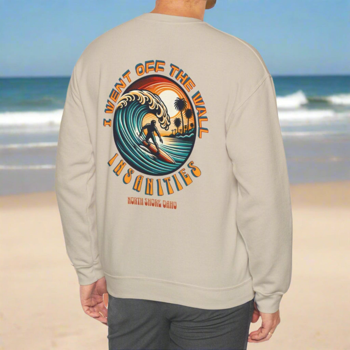I Went Off the Wall, Insanities Unisex Heavy Blend™ Crewneck Sweatshirt