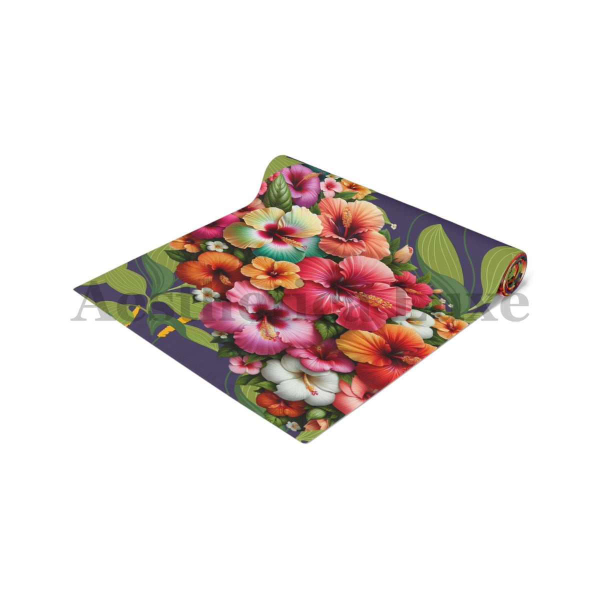 Floral Table Runner - Vibrant Cotton & Poly Home Decor