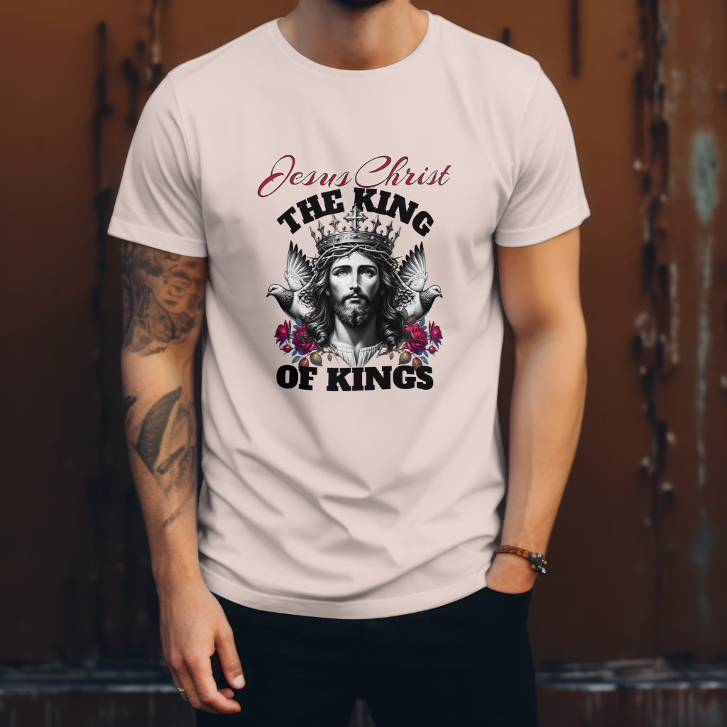 Jesus Christ King of Kings Unisex Jersey Short Sleeve T-Shirt