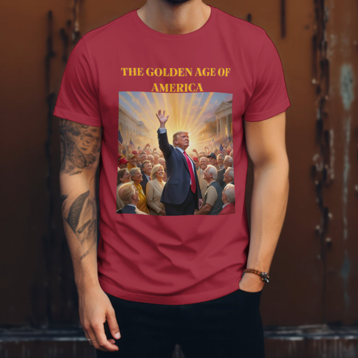 The Golden Age of America/ 47 Unisex Jersey Short Sleeve Tee