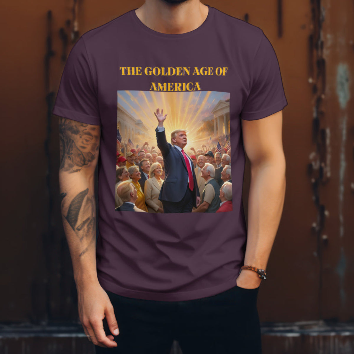 The Golden Age of America/ 47 Unisex Jersey Short Sleeve Tee