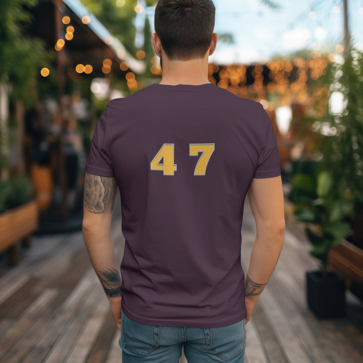The Golden Age of America/ 47 Unisex Jersey Short Sleeve Tee