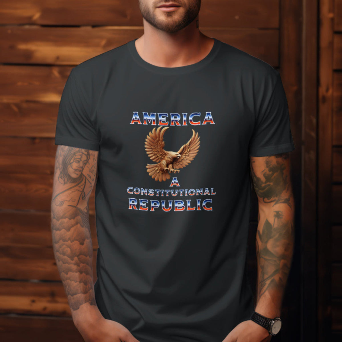 America: A Constitutional Republic Unisex Softstyle T-Shirt