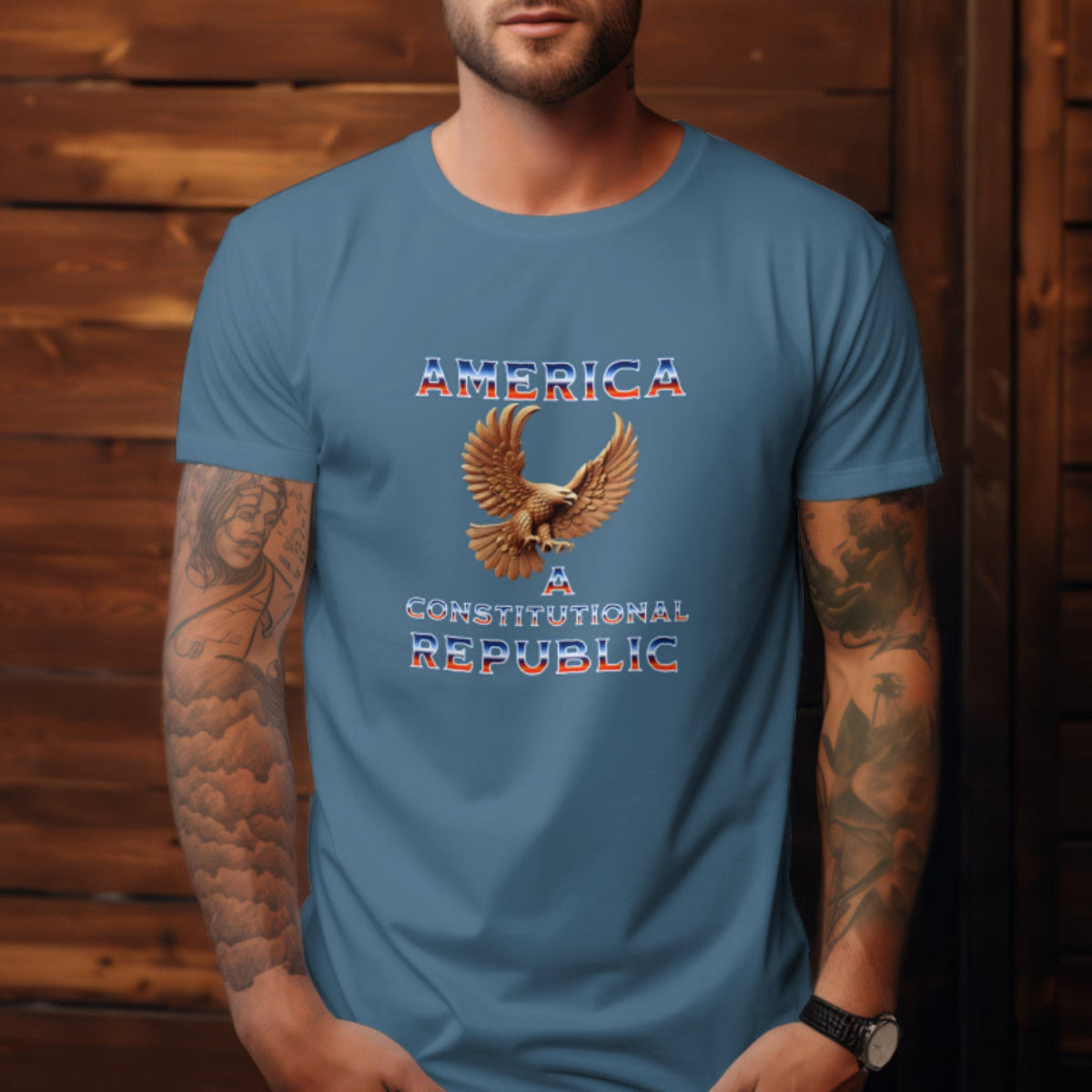 America: A Constitutional Republic Unisex Softstyle T-Shirt