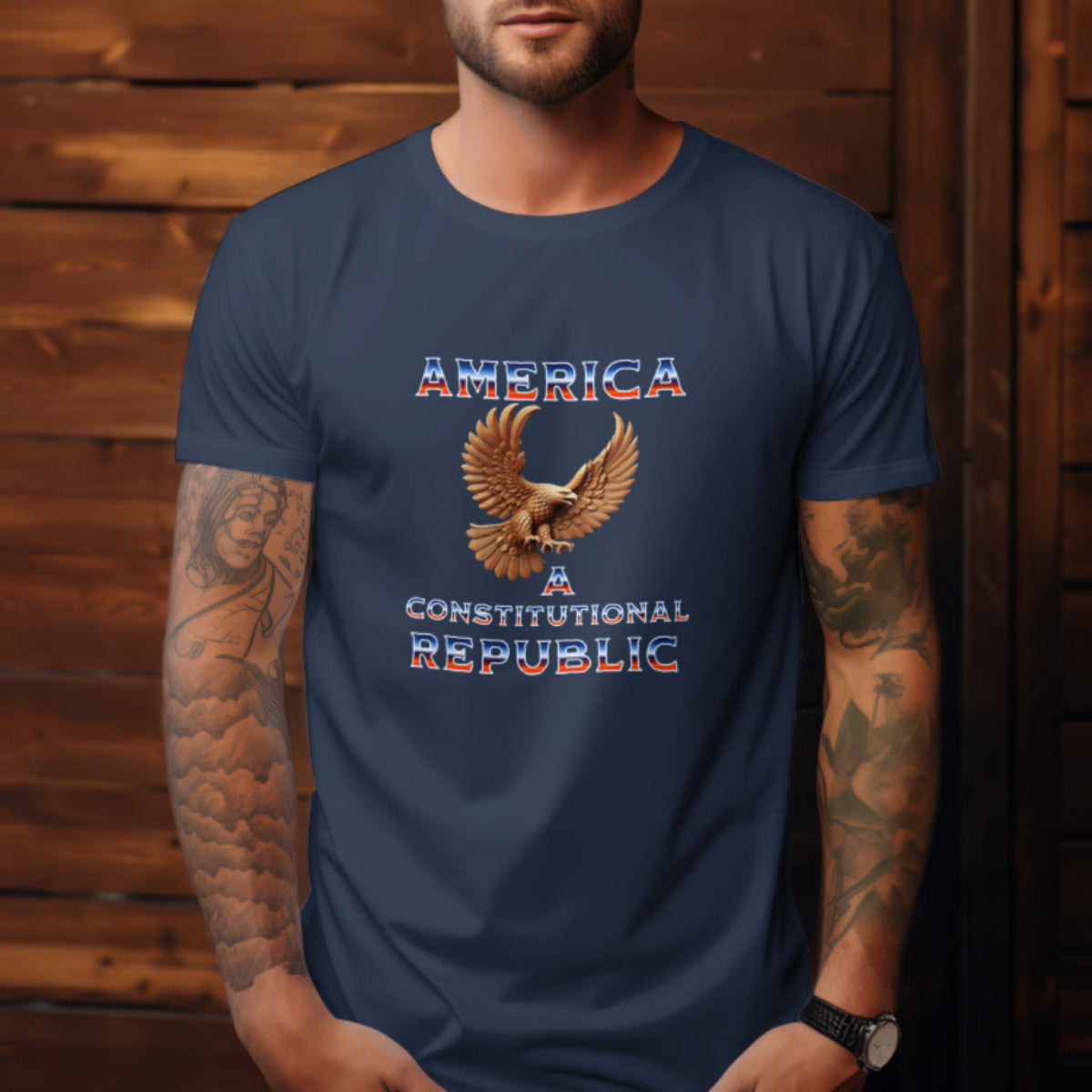 America: A Constitutional Republic Unisex Softstyle T-Shirt