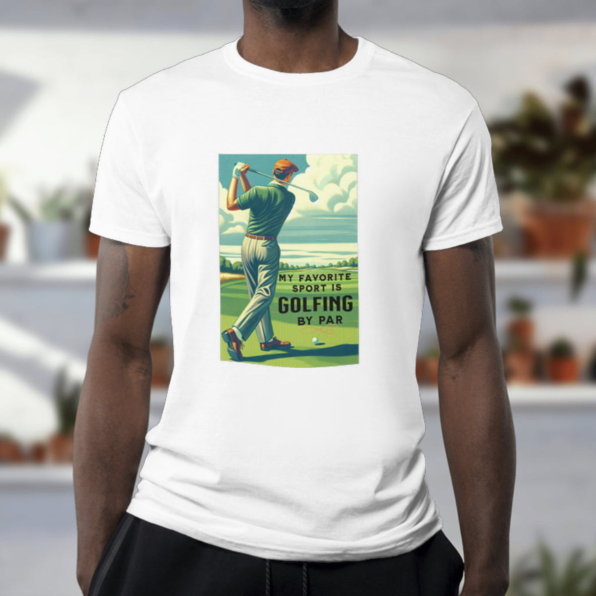 My Favorite Sport is Golfing by Par Unisex Softstyle T-Shirt