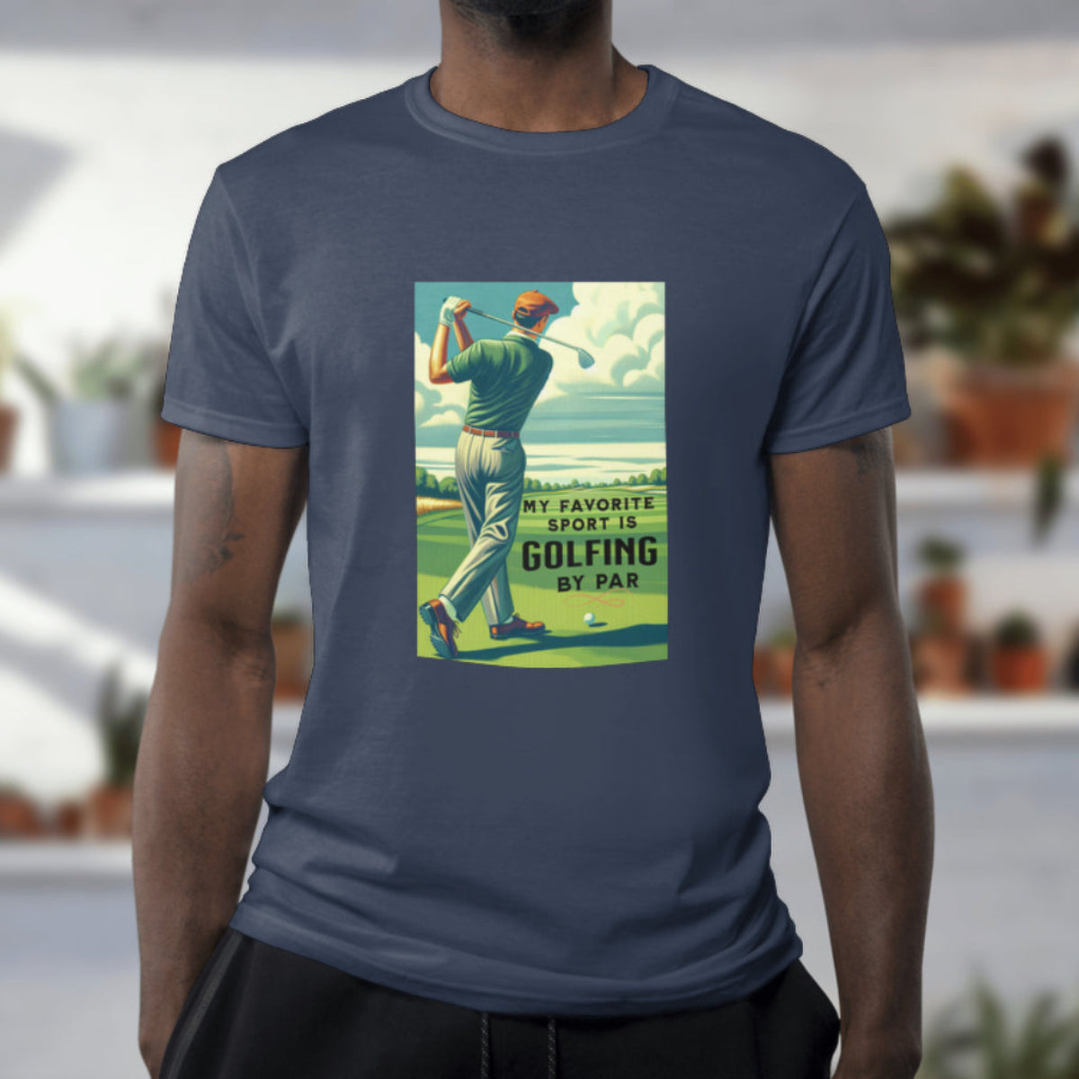My Favorite Sport is Golfing by Par Unisex Softstyle T-Shirt