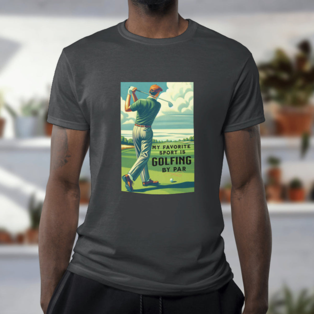 My Favorite Sport is Golfing by Par Unisex Softstyle T-Shirt