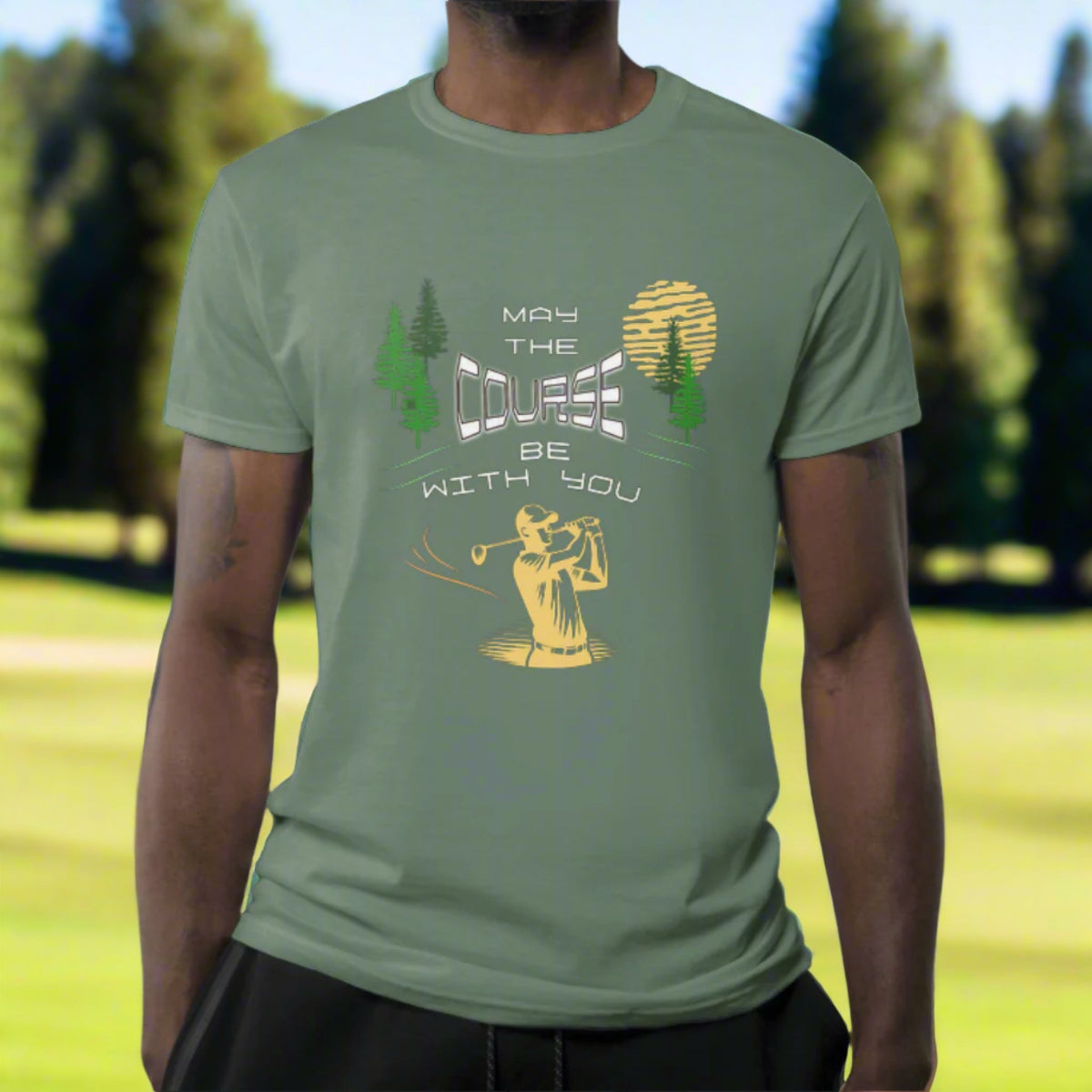 May the Course Be With You Unisex Softstyle T-Shirt