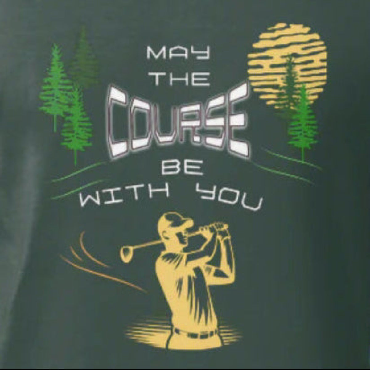 May the Course Be With You Unisex Softstyle T-Shirt