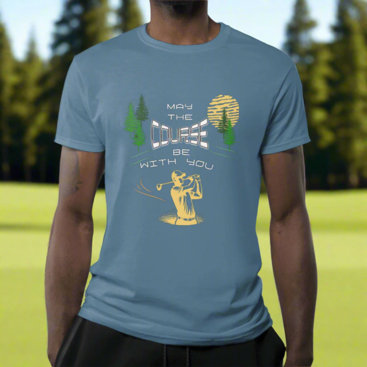 May the Course Be With You Unisex Softstyle T-Shirt