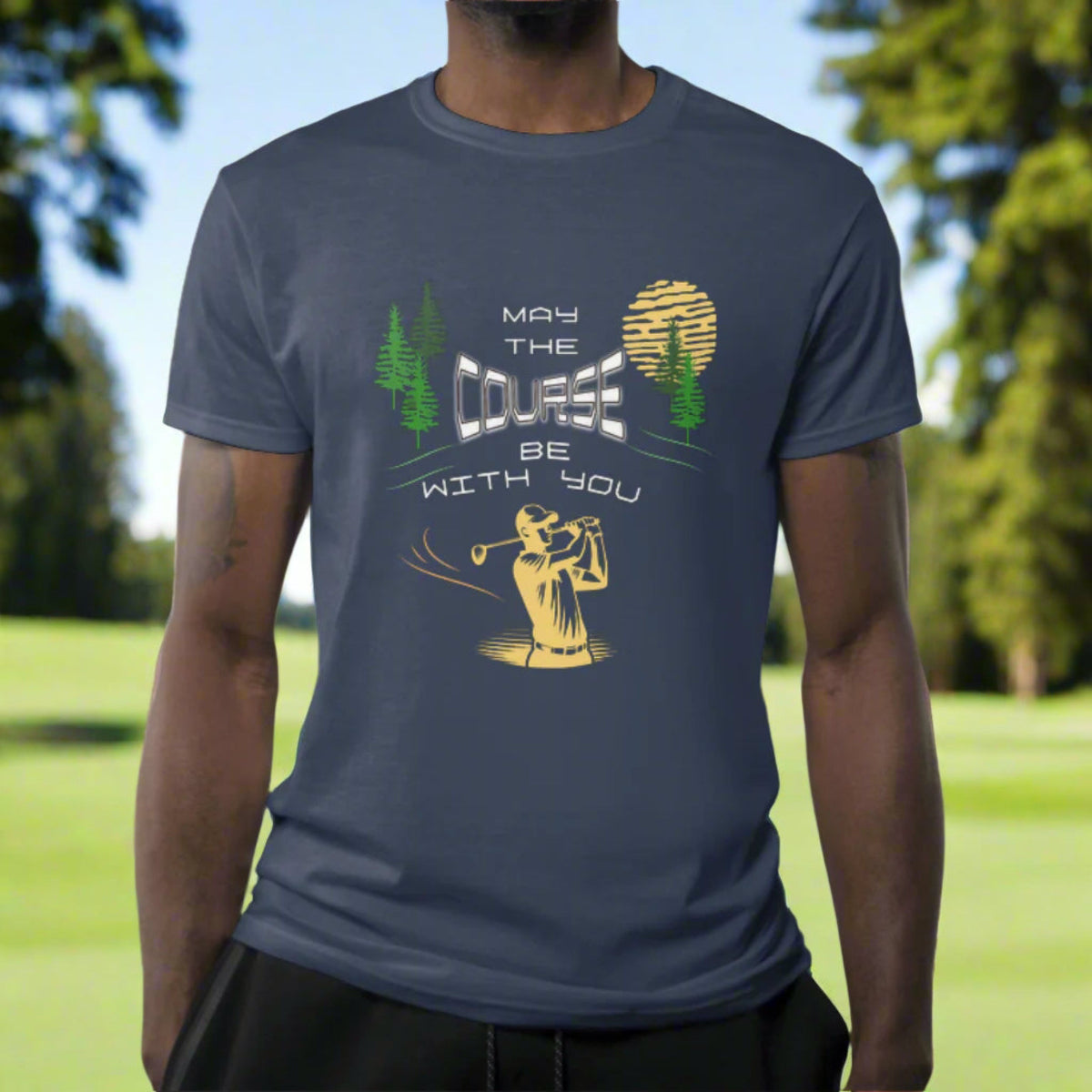 May the Course Be With You Unisex Softstyle T-Shirt
