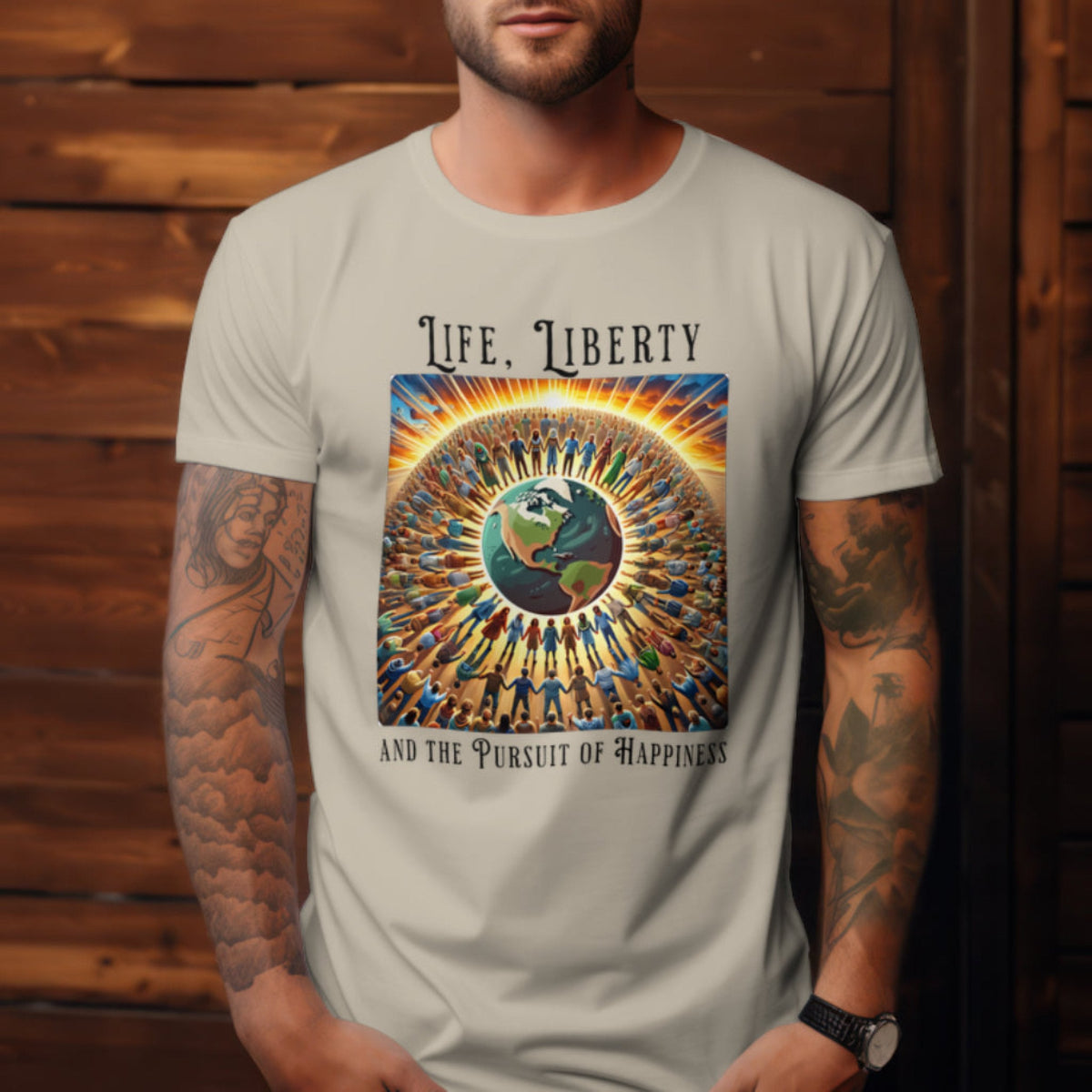 Life Liberty and the Pursuit of Happiness Unisex Softstyle T-Shirt
