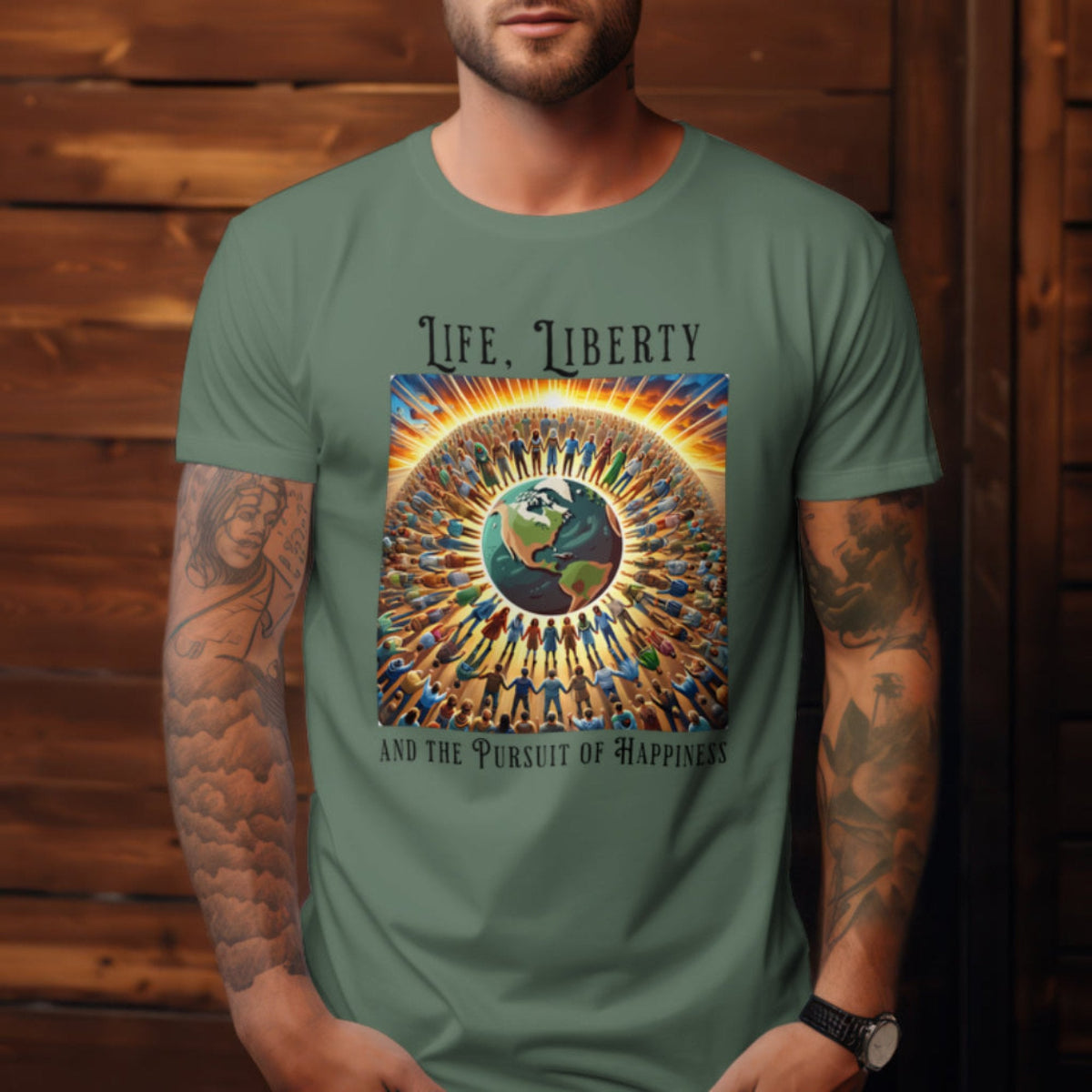 Life Liberty and the Pursuit of Happiness Unisex Softstyle T-Shirt