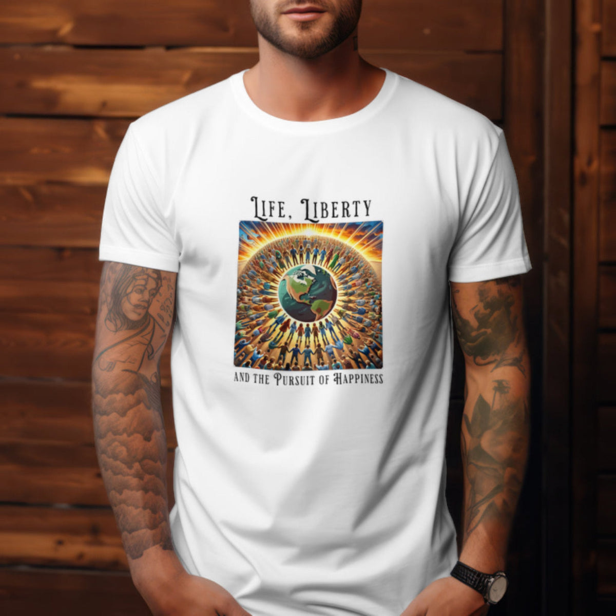 Life Liberty and the Pursuit of Happiness Unisex Softstyle T-Shirt