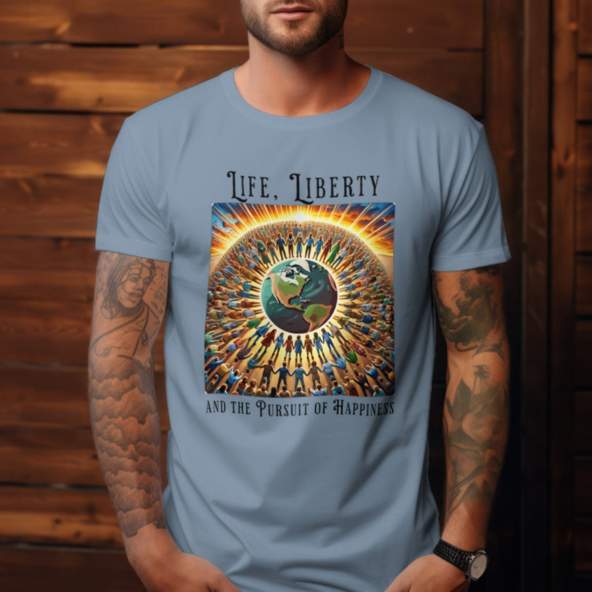 Life Liberty and the Pursuit of Happiness Unisex Softstyle T-Shirt
