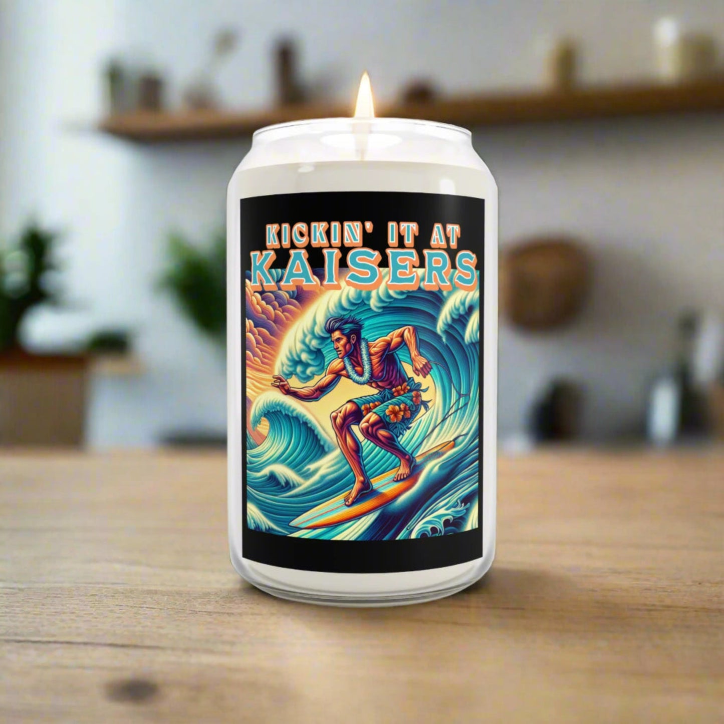 Scented Candle - Kickin' It at Kaisers Surfer's Candle 13.75 oz