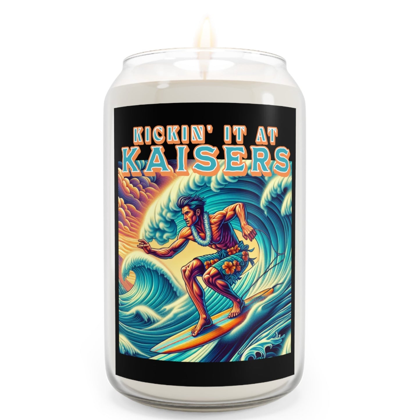 Scented Candle - Kickin' It at Kaisers Surfer's Candle 13.75 oz