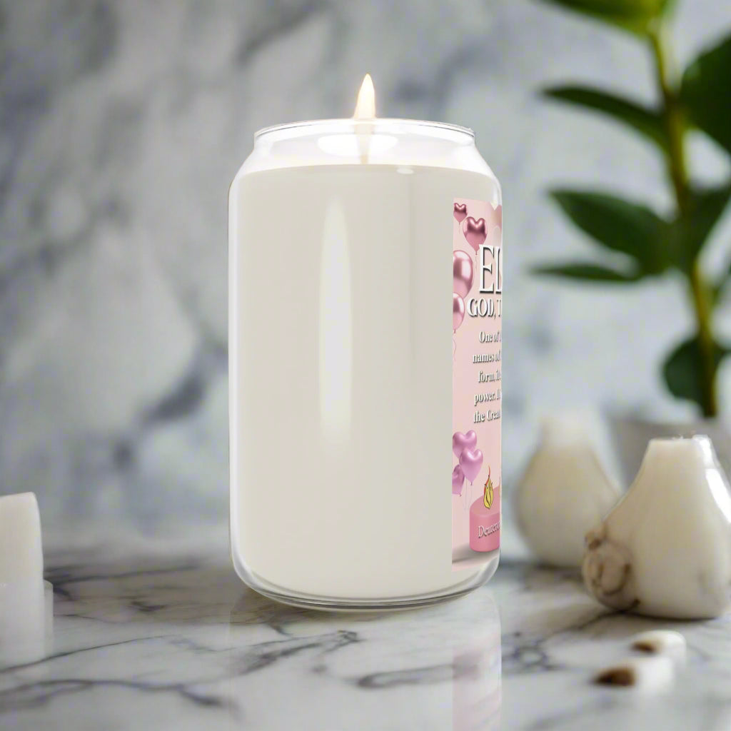 Elohim Candle, names of God series 13.75oz Scented Soy Candle