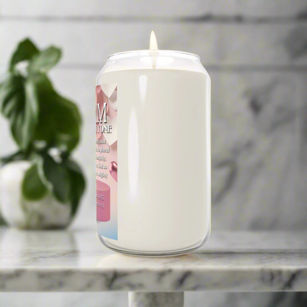 Elohim Candle, names of God series 13.75oz Scented Soy Candle