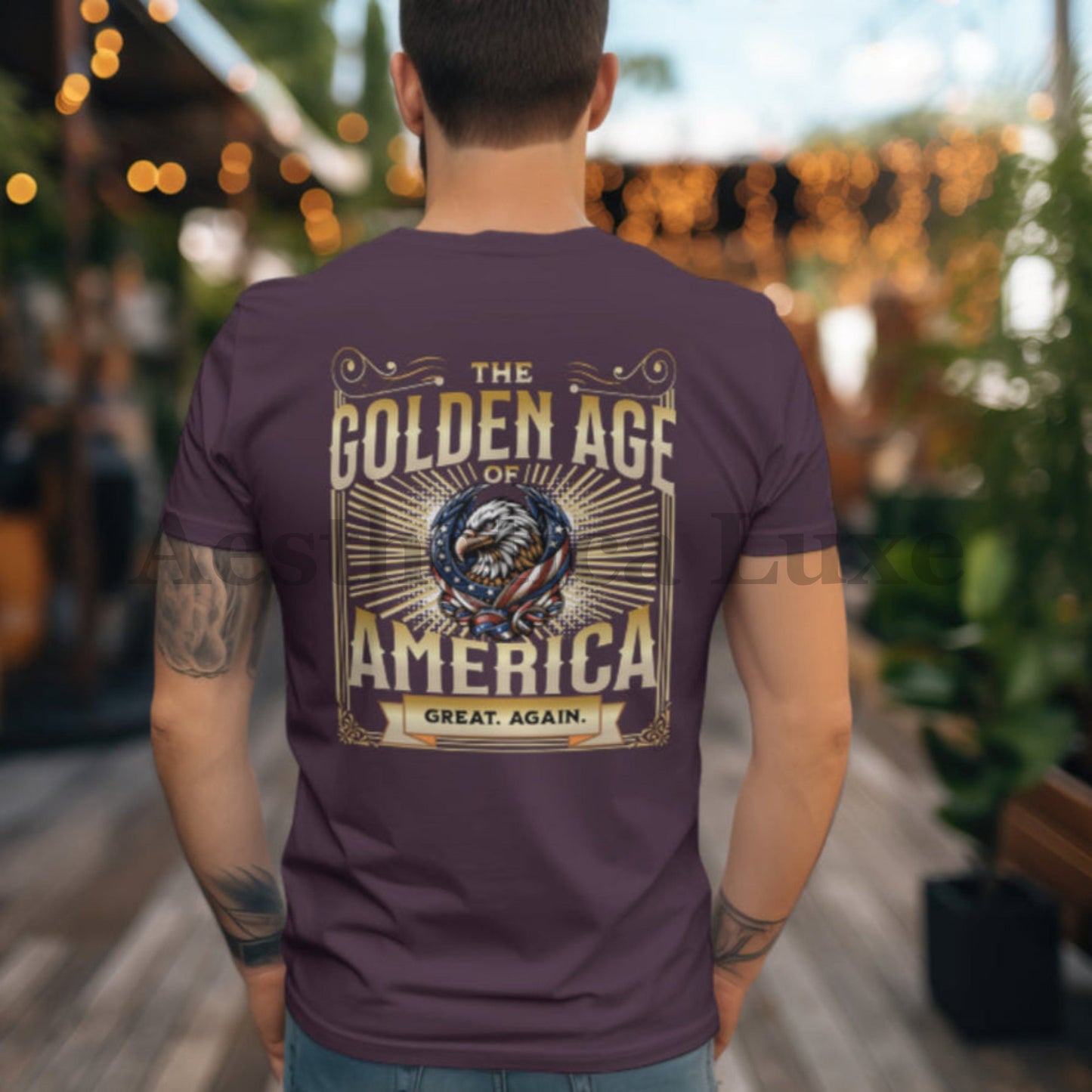The Golden Age of America, Great Again patriotic Eagle TShirt