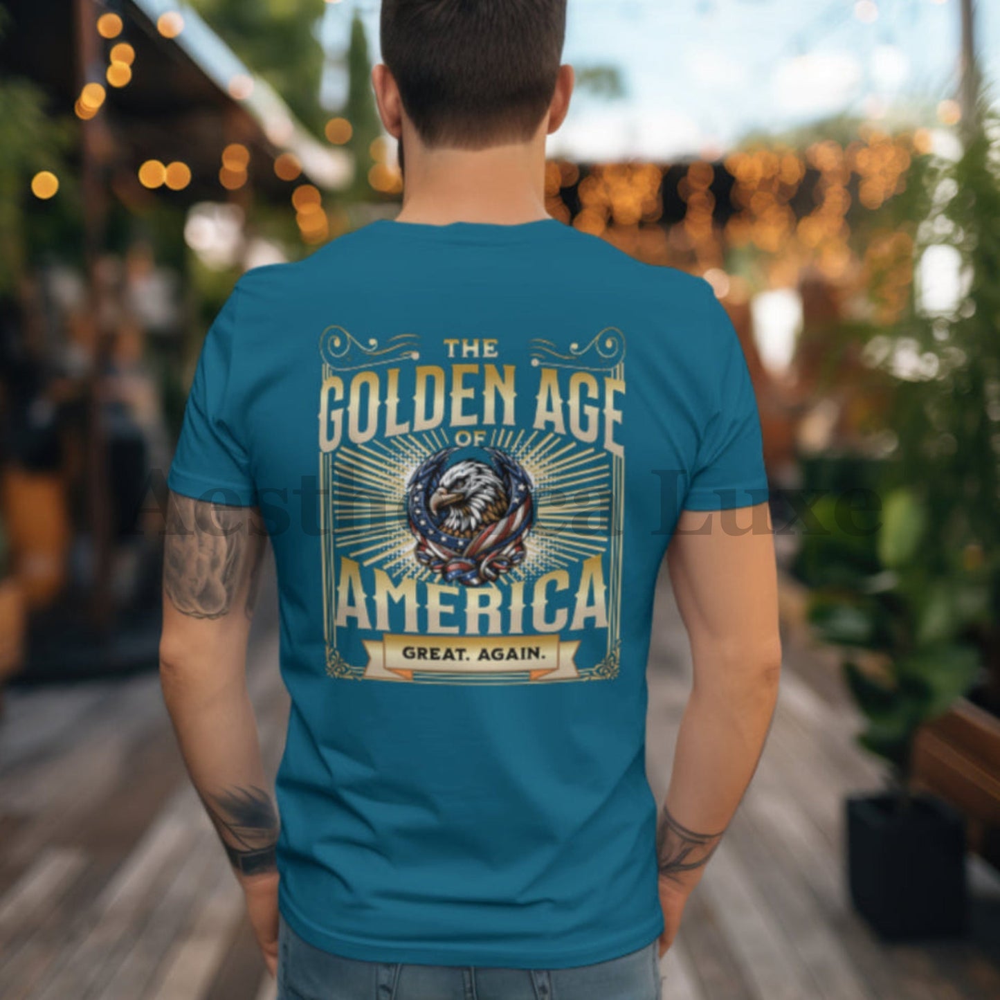 The Golden Age of America, Great Again patriotic Eagle TShirt