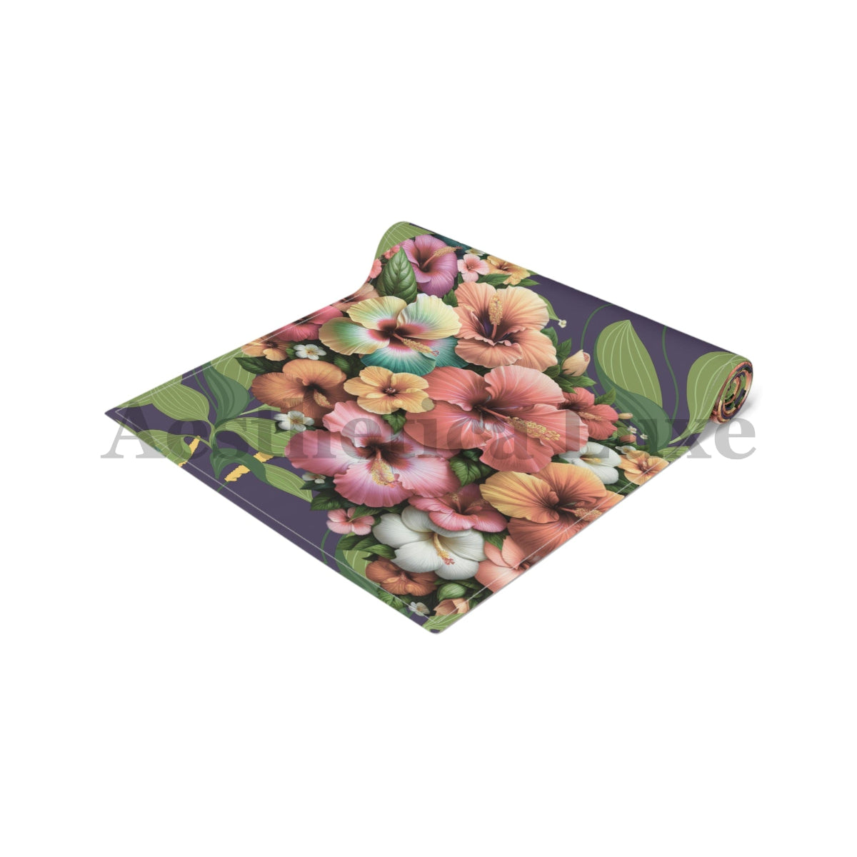 Floral Table Runner - Vibrant Cotton & Poly Home Decor