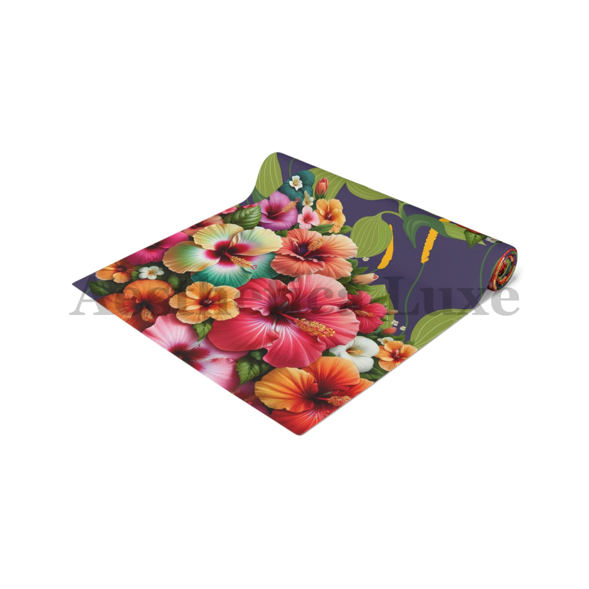 Floral Table Runner - Vibrant Cotton & Poly Home Decor