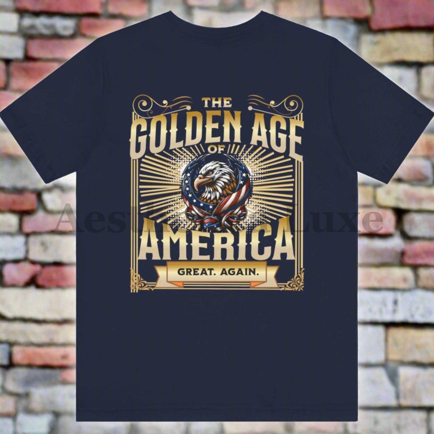 The Golden Age of America, Great Again patriotic Eagle TShirt