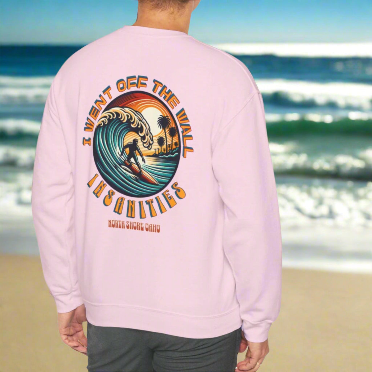 I Went Off the Wall, Insanities Unisex Heavy Blend™ Crewneck Sweatshirt