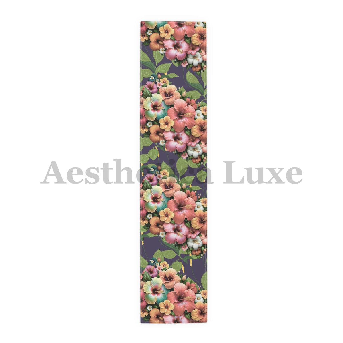 Floral Table Runner - Vibrant Cotton & Poly Home Decor