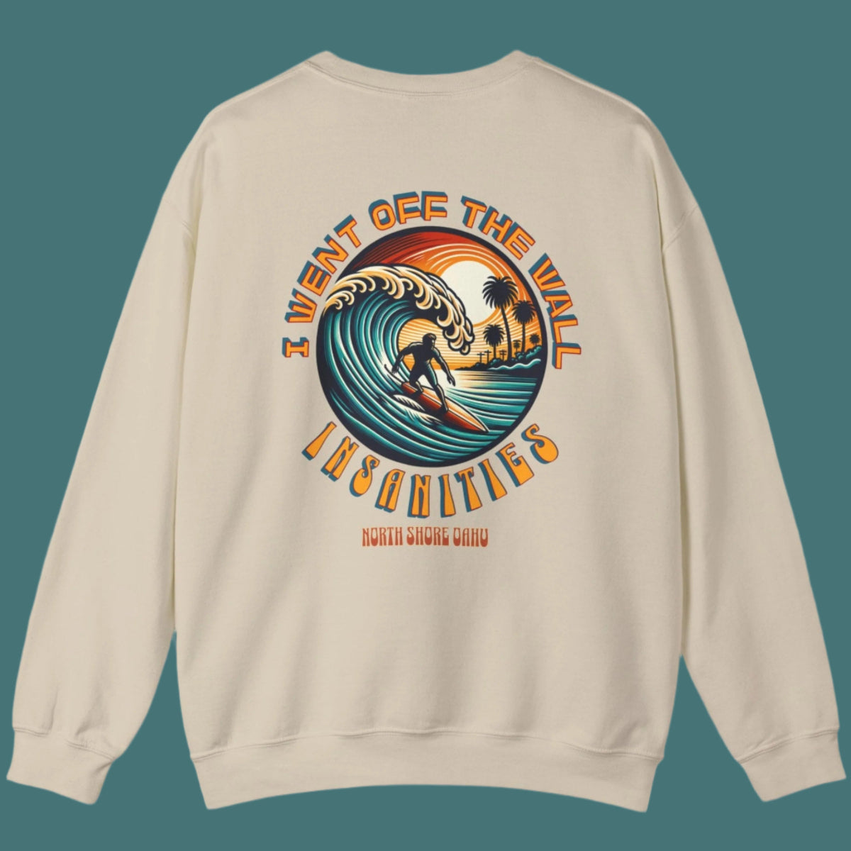I Went Off the Wall, Insanities Unisex Heavy Blend™ Crewneck Sweatshirt