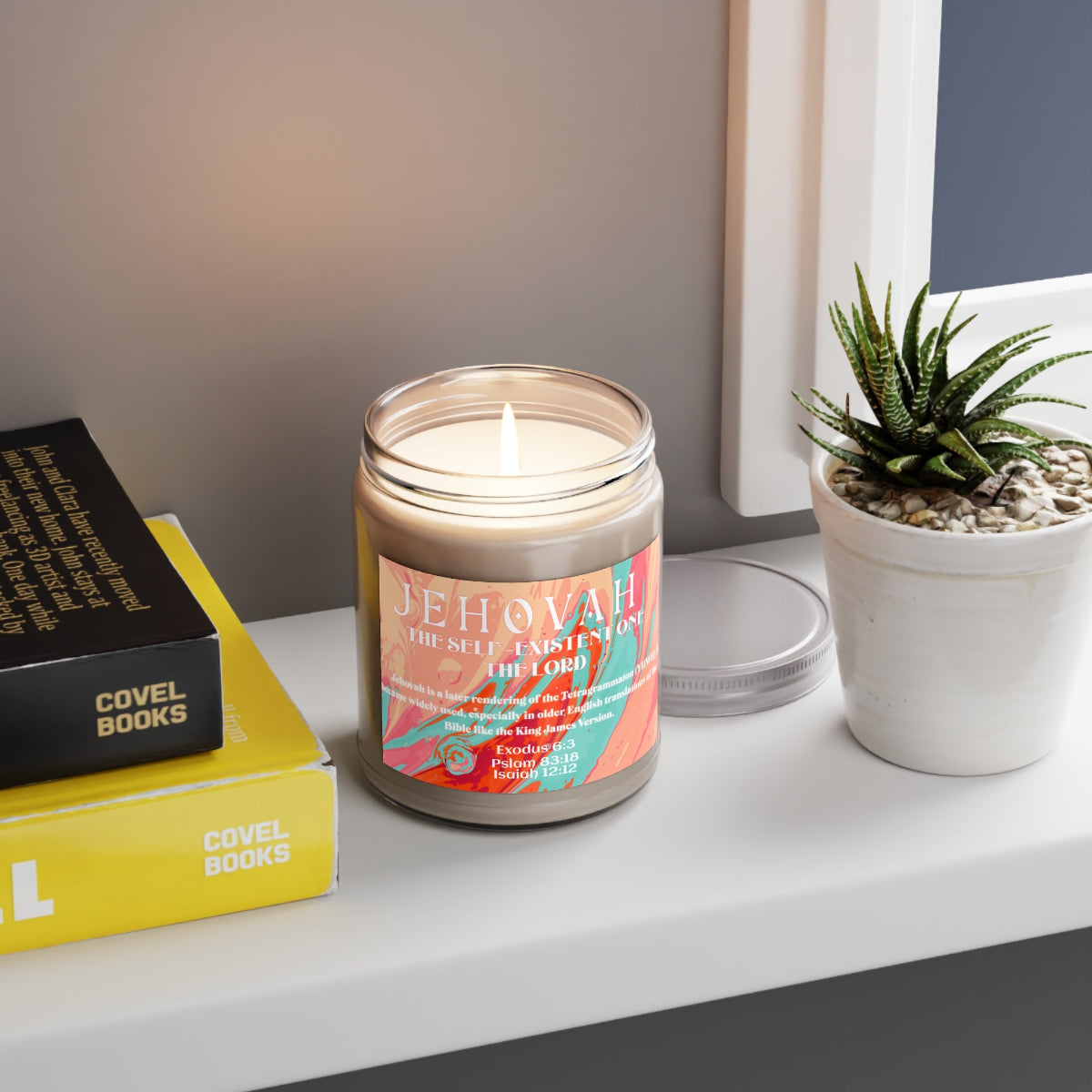Scented Candle, Jehovah - Names of God Series Candles, 9oz