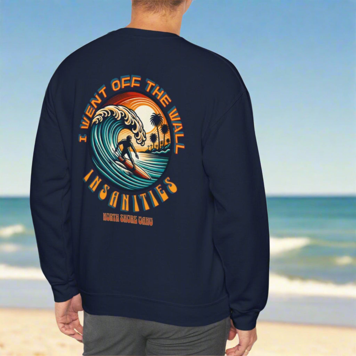 I Went Off the Wall, Insanities Unisex Heavy Blend™ Crewneck Sweatshirt