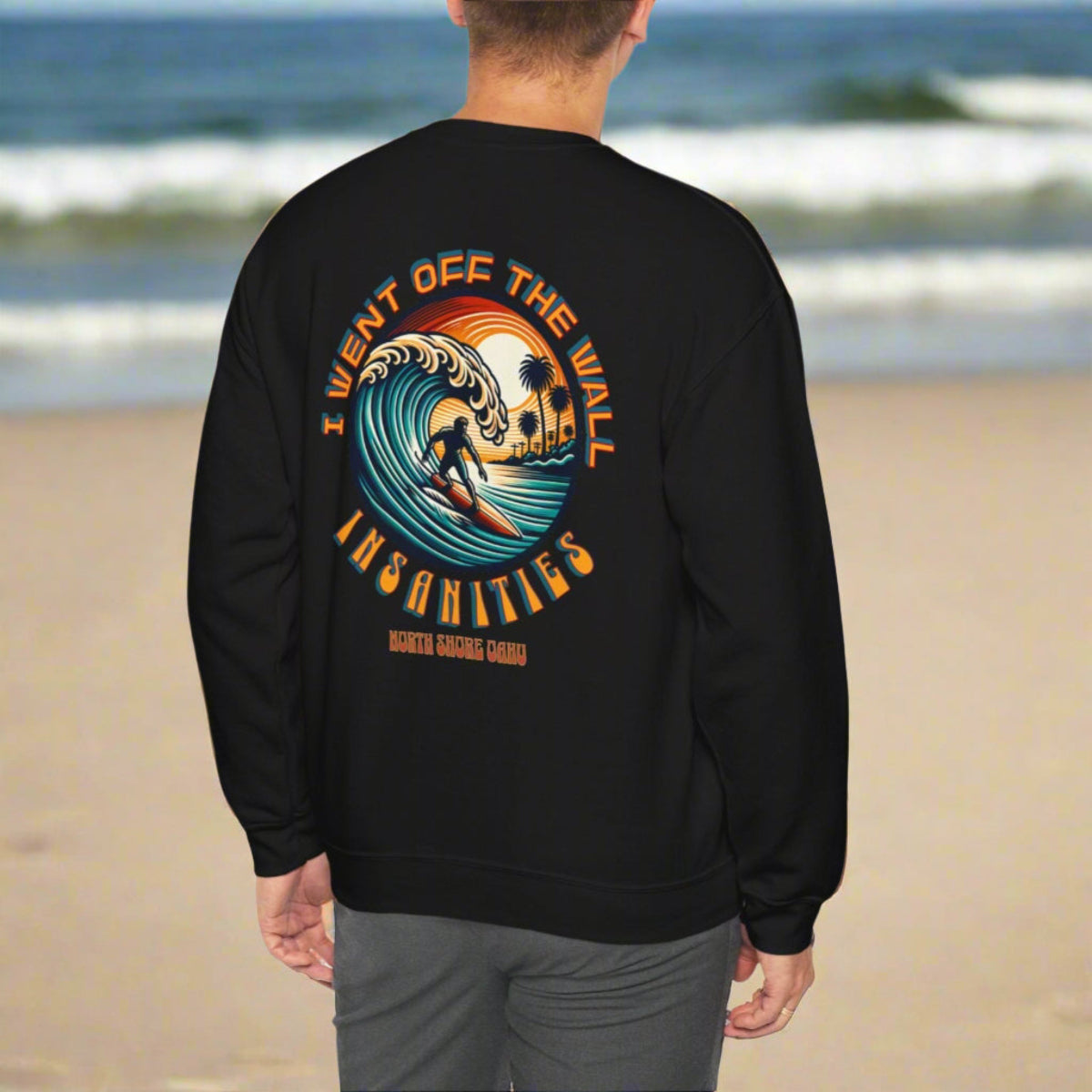 I Went Off the Wall, Insanities Unisex Heavy Blend™ Crewneck Sweatshirt