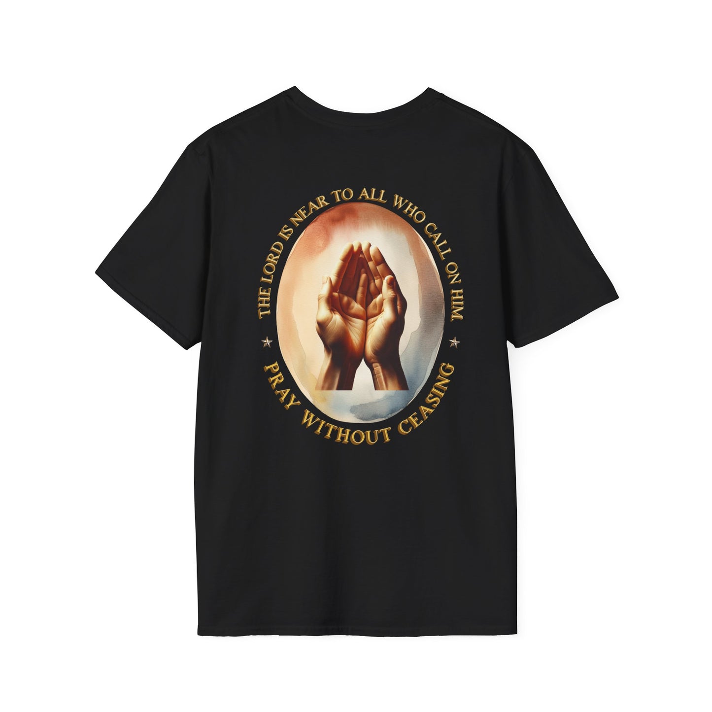 Pray Without Ceasing 100% Ring Spun Cotton T-Shirt