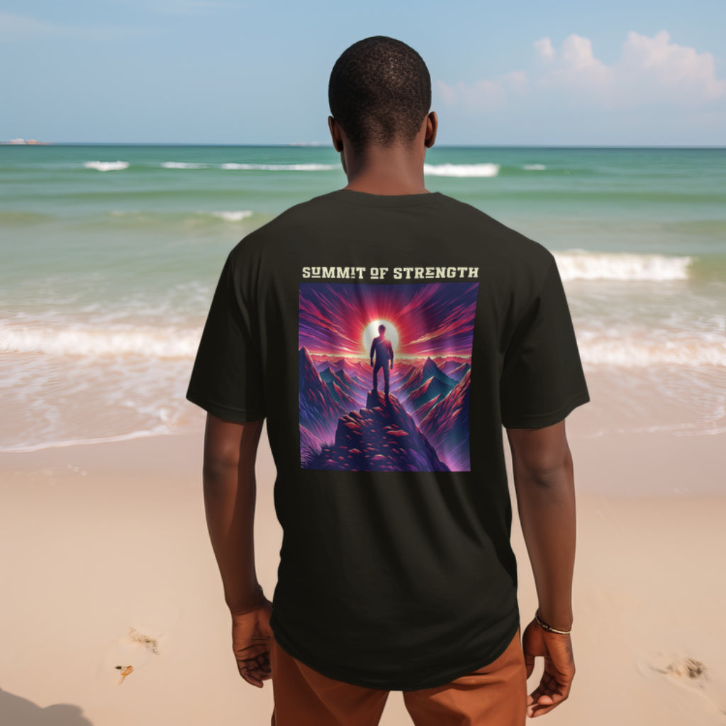 The Summit of Strength Unisex Jersey Short Sleeve Tee