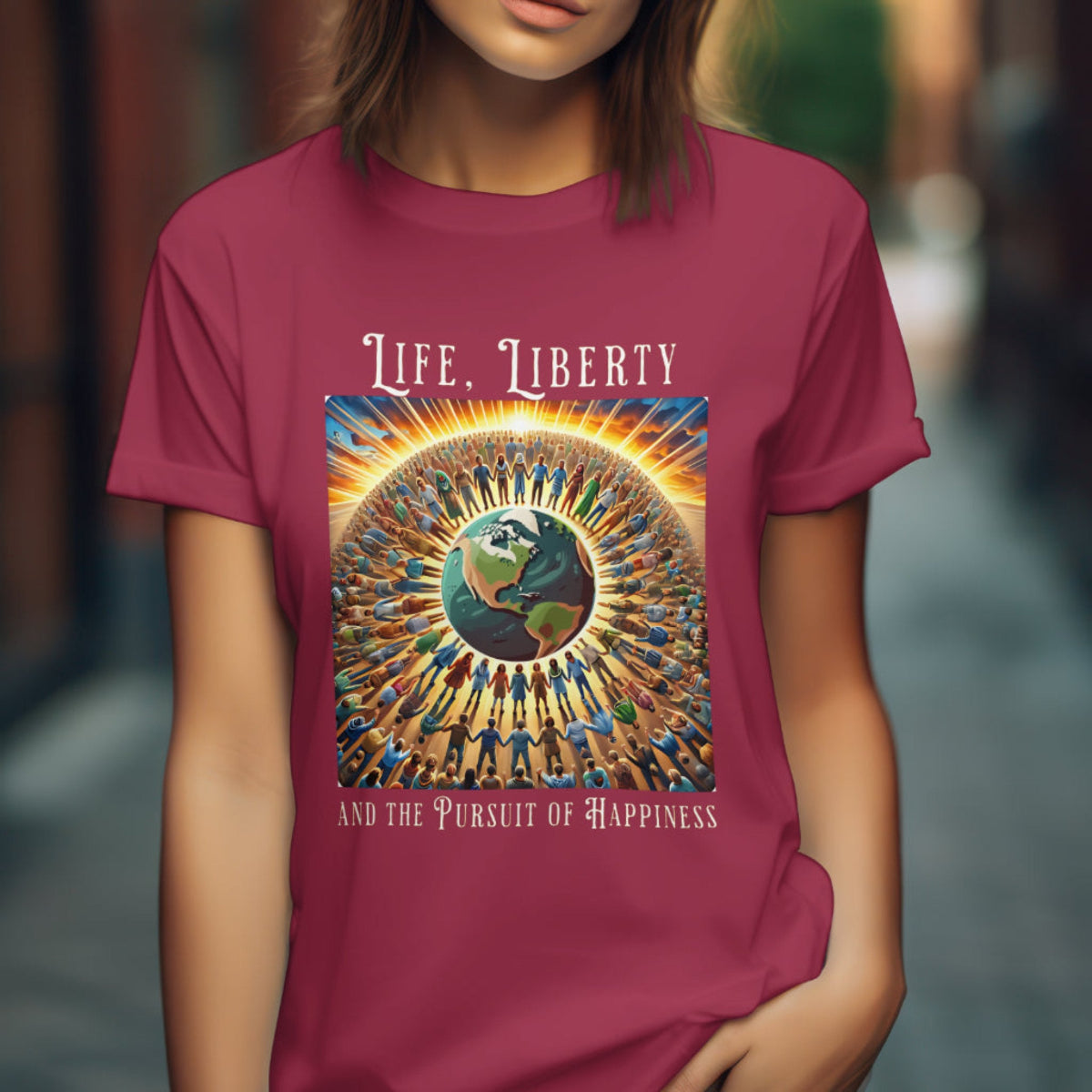 Life, Liberty, and the Pursuit of Happiness Unisex Softstyle T-Shirt