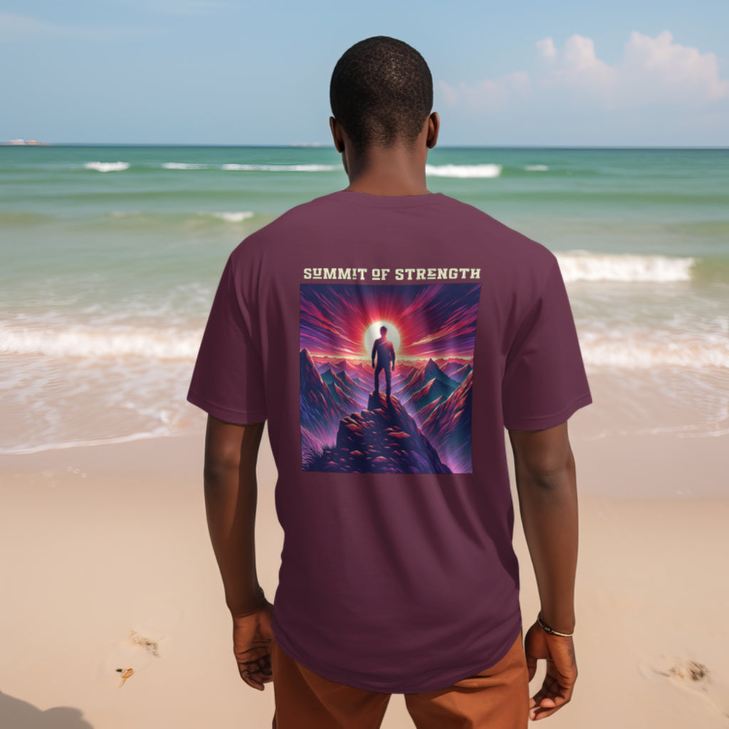 The Summit of Strength Unisex Jersey Short Sleeve Tee
