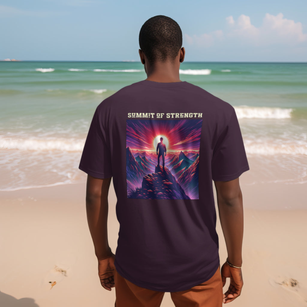 The Summit of Strength Unisex Jersey Short Sleeve Tee