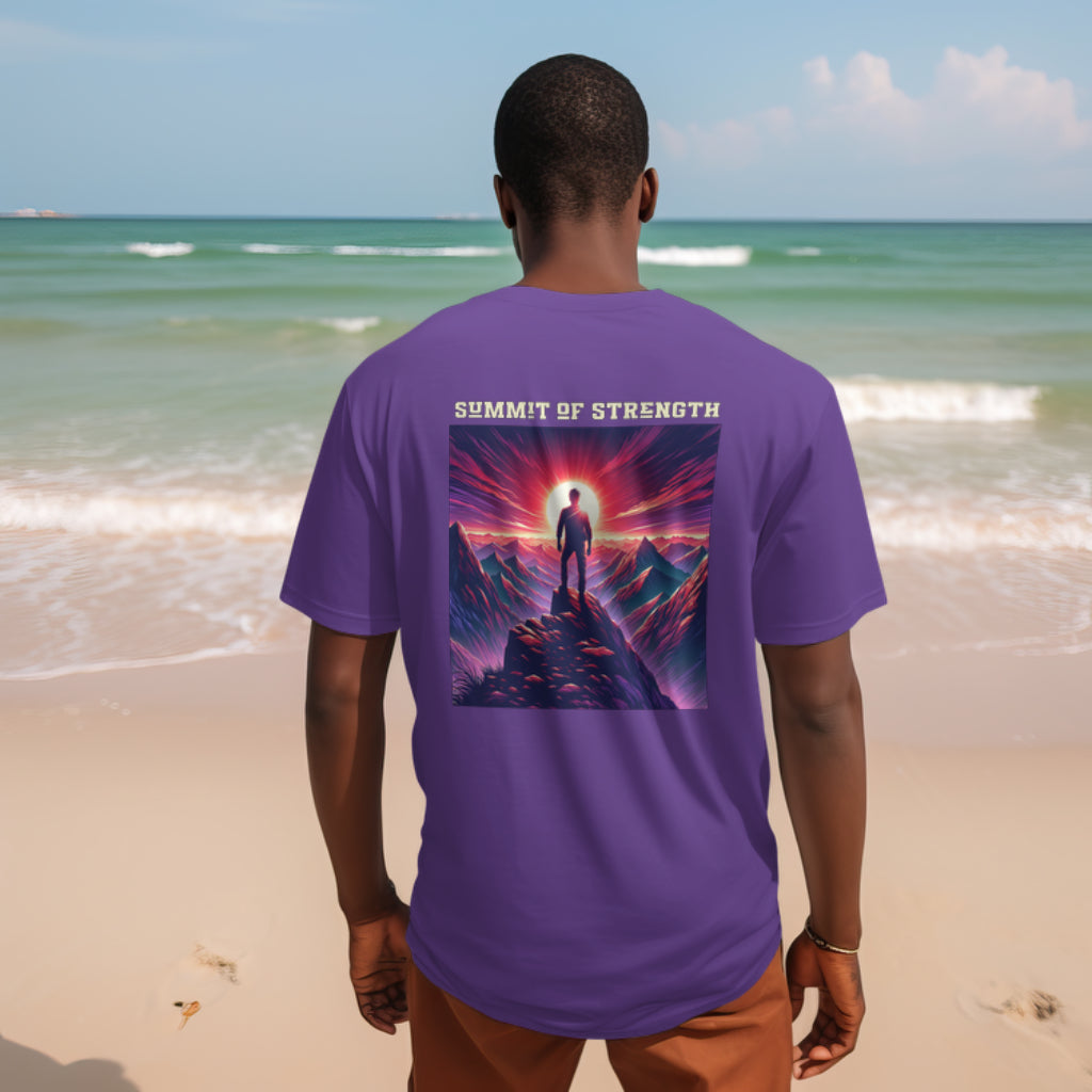 The Summit of Strength Unisex Jersey Short Sleeve Tee