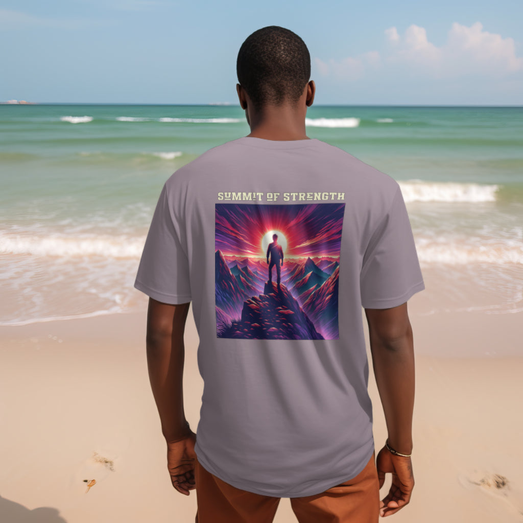 The Summit of Strength Unisex Jersey Short Sleeve Tee